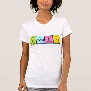 Camisa de mesa periódica de Yamina