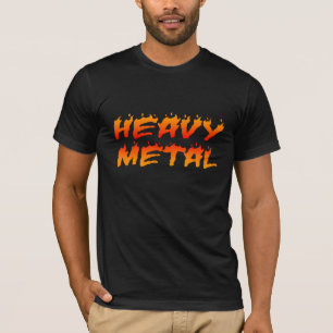 Camisa de metales pesados del fuego