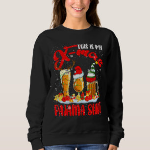 Camisa de mi X Mas Pajama Navidad Cerveza de elfo 
