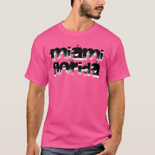 Camisa de Miami la Florida de las rosas fuertes