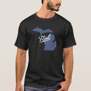 Camisa de Michigan MI del pedernal