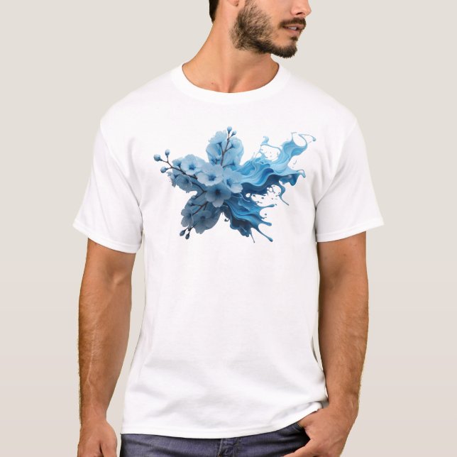 CAMISA DE MODA FLOR ABSTRACTA 37 (Anverso)