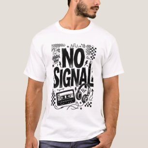 CAMISA DE MODA URBANA RETRO DE LOS 90 – NO SIGNAL