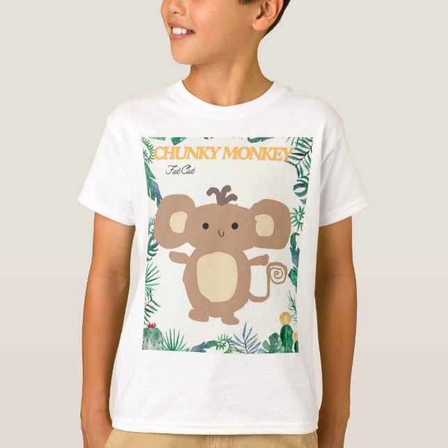 Camisa de mono chunky para niños (Anverso)