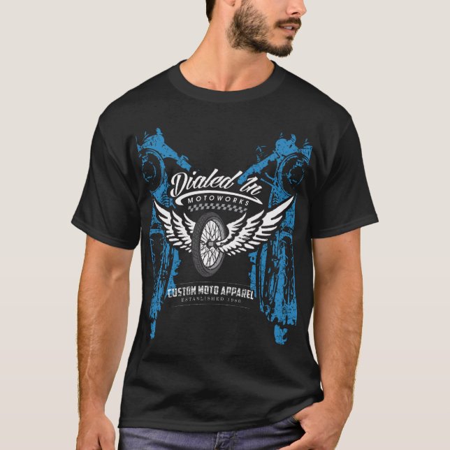 Camisa de motocicleta de rueda voladora (Anverso)