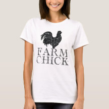 Camisa de mujer de chica de granja - Tee de amante