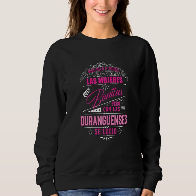 Camisa De Mujer Duranguense De Durango México (Anverso)
