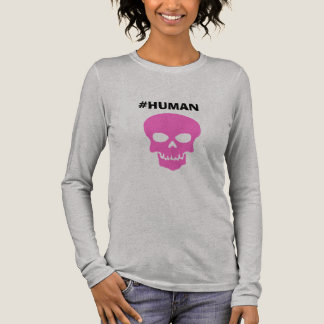 Camisa de mujer #HUMAN manga larga