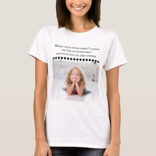 Camisa de mujer Meme para presentar