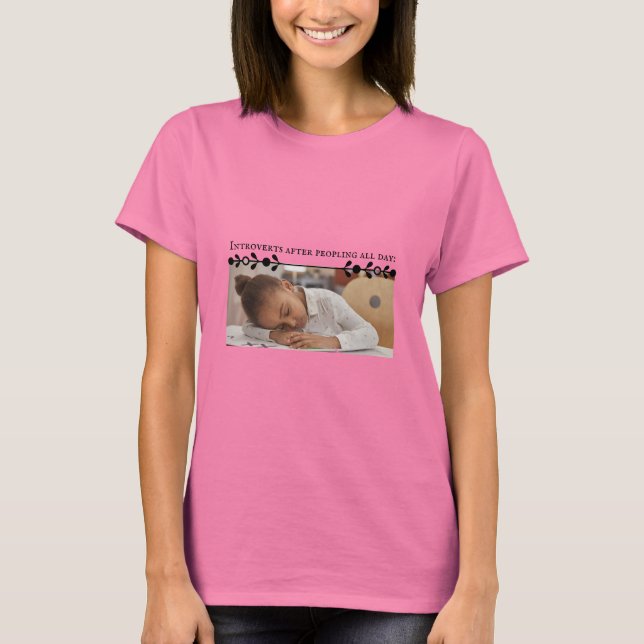 Camisa de mujer Meme para presentar (Anverso)