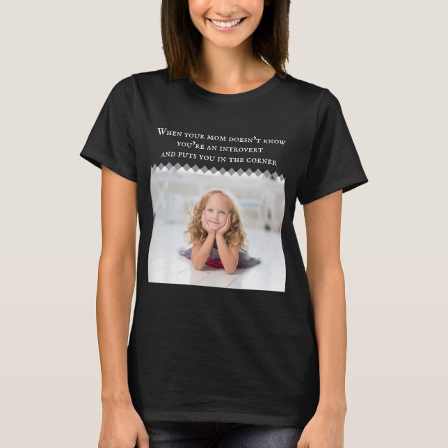 Camisa de mujer Meme para presentar (Anverso)