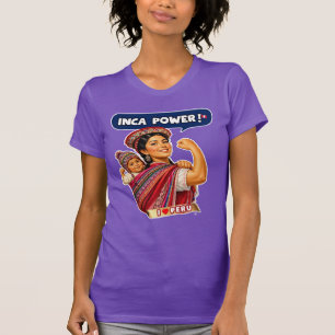 Camisa de mujer peruana inca Rosie - Etiqueta Inka