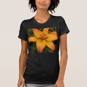 Camisa de mujeres de la naranja Lily