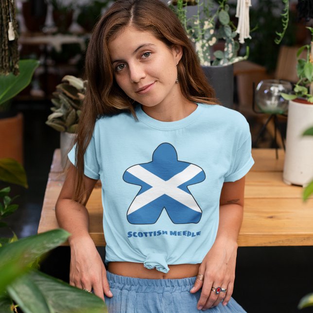 Camisa de mujeres de Meeple de Escocia (Subido por el creador)