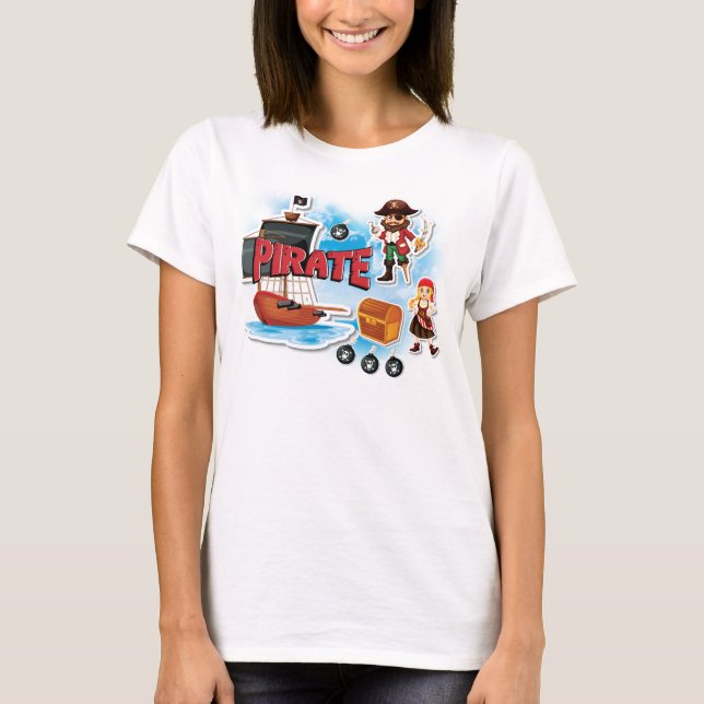 Camisa de mujeres piratas (Anverso)