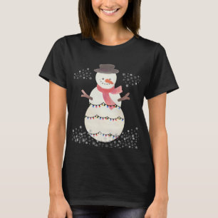 Camisa de muñeco de nieve nevado