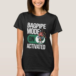 Camisa de Música Escocesa Divertida Modo de Gaita 