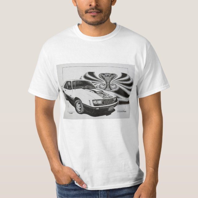 Camisa de Mustang Cobra para vehículos automotores (Anverso)