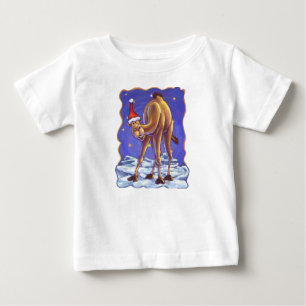Camisa de Navidad para Bebé Camello
