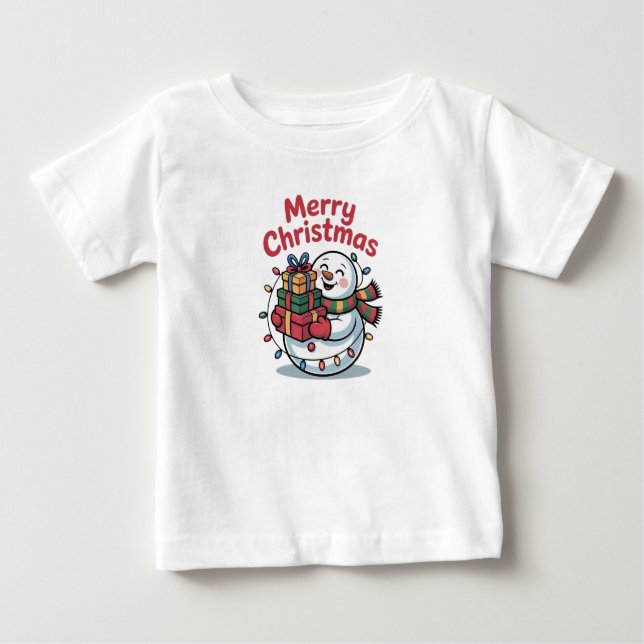 Camisa de Navidades amables para niños (Anverso)