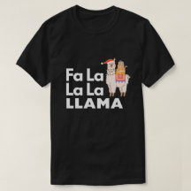 Camisa de Navidades Cute FA LA LLAMA