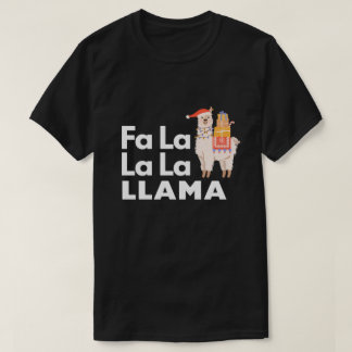Camisa de Navidades Cute FA LA LLAMA