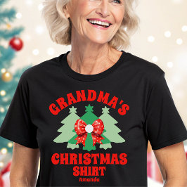 Camisa de Navidades de la abuela personalizada