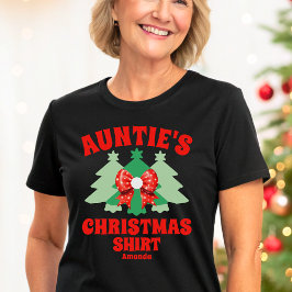 Camisa de Navidades de la tía personalizada