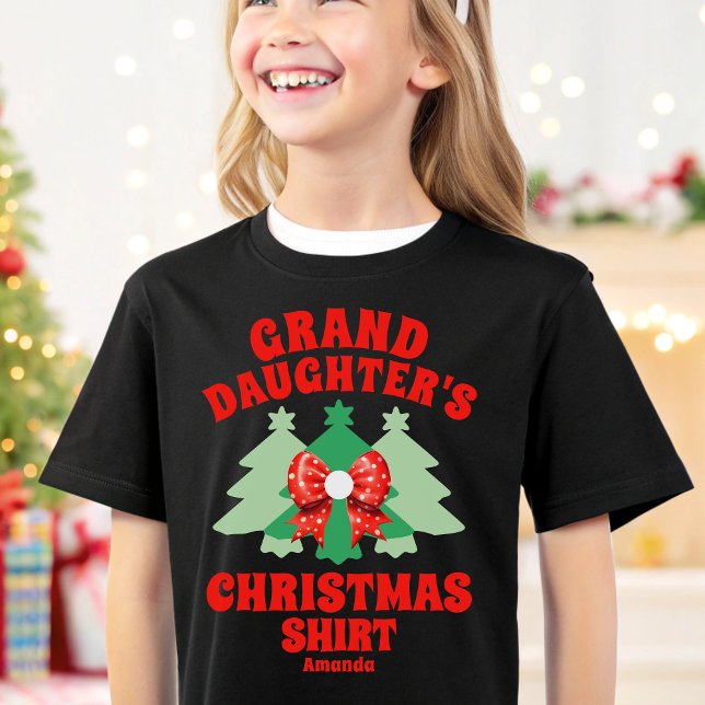 Camisa de Navidades de nieta personalizada (Subido por el creador)