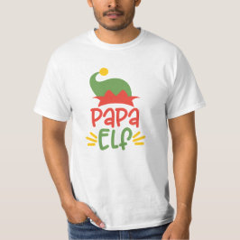 Camisa de Navidades de Papa Elf masculino - Famili