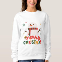 Camisa de Navidades de snowman para mujeres