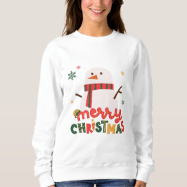 Camisa de Navidades de snowman para mujeres