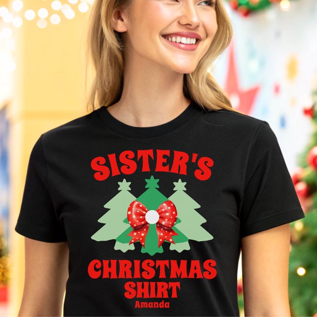 Camisa de Navidades de una hermana personalizada (Subido por el creador)
