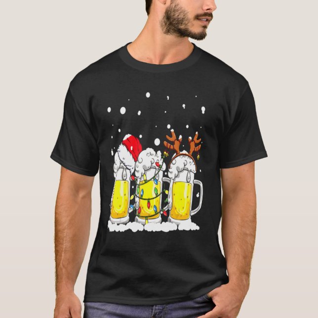CAMISA DE NAVIDADES DIVERTIDOS. CERVEZA HUNTING, N (Anverso)
