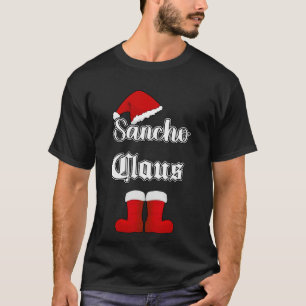 Camisa de Navidades divertidos de Sancho Claus