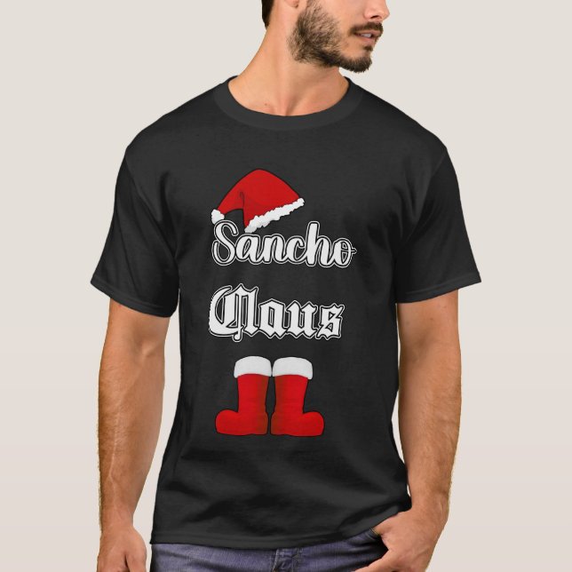Camisa de Navidades divertidos de Sancho Claus (Anverso)