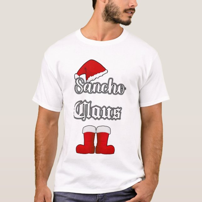 Camisa de Navidades divertidos de Sancho Claus (Anverso)