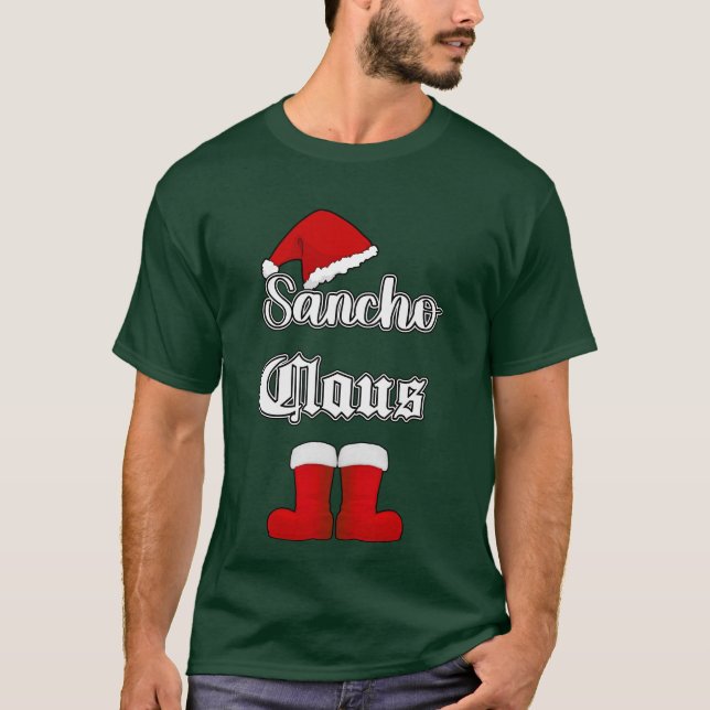 Camisa de Navidades divertidos de Sancho Claus (Anverso)