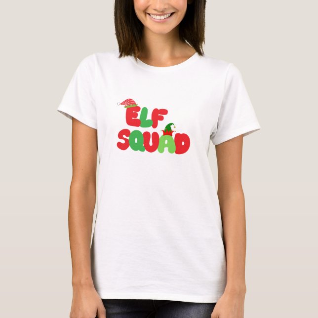 Camisa de Navidades Elf Squad (Anverso)
