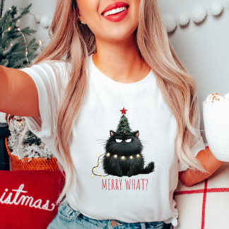 Camisa de Navidades Gato Grumpy Merry