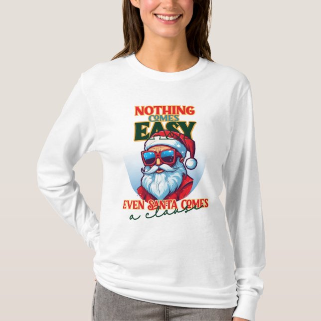 Camisa de navidades | Graciosa Santa Clause (Anverso)