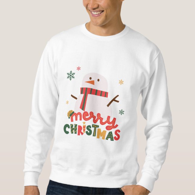 Camisa de Navidades hombres de nieve (Anverso)