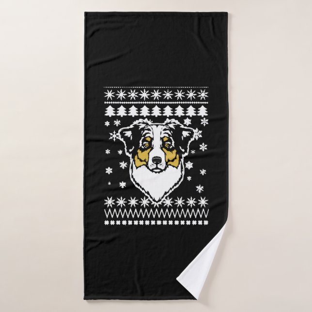 Camisa de Navidades Pastores de Australia (Toalla de baño)