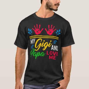 Camisa De Nietos, Mi Gigi Y Papá Me Aman Cute