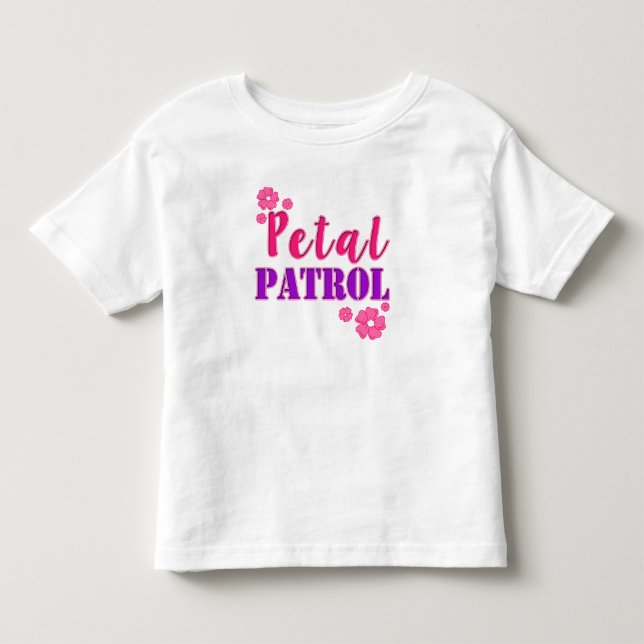 Camisa de niña pequeña de la Patrulla Petal (Anverso)