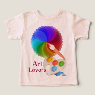Camisa de niño amante del arte