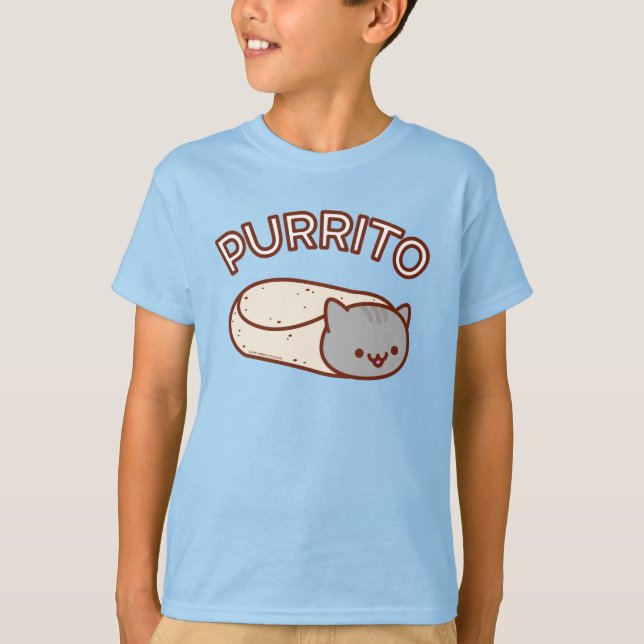 CAMISA DE NIÑO - Burrito Gato PURRITO (Anverso)
