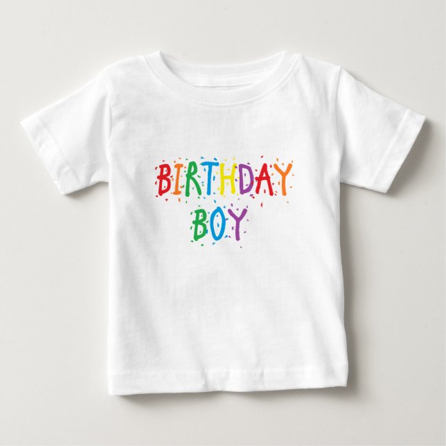 Camisa de "niño cumpleaños" (Anverso)