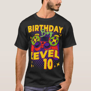 Camisa de niño cumpleaños Jugador de 10 años