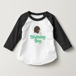 Camisa de niño de cumpleaños de fútbol